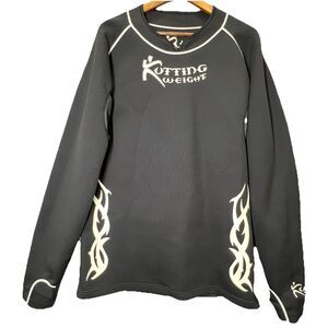 Kutting Weight Sauna Shirt Black Neoprene Long-Sleeve Mens sz 4XL